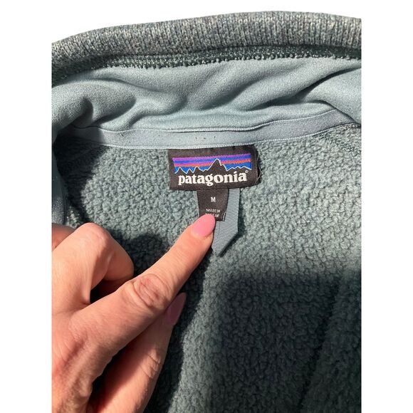 Patagonia green Better Sweater zip fleece pullover M - Check Picture for Flaws - - Picture 3 of 5